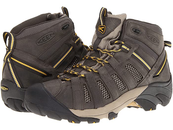 ()   ܥ䥸塼 ߥå KEEN men Voyageur Mid Raven/Tawny Olive