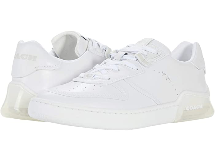 (取寄) コーチ メンズ レザー コート COACH men Citysole Leather Court Optic White