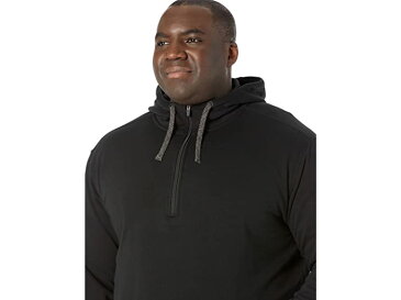 (取寄) アリアット メンズ ビッグ アンド トール リーバー ワークマン 1/2 ジップ フーディ Ariat men Big & Tall Rebar Workman 1/2 Zip Hoodie Black (Core)