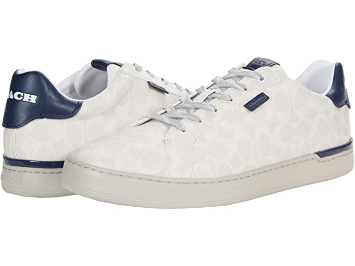 (取寄) コーチ メンズ ローライン シグニチャー ロウ トップ COACH men Lowline Signature Low Top Chalk Cobalt