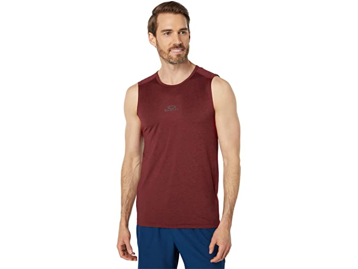 (取寄) オークリー メンズ O フィット リサイクル スリーブレス トレーニング ティー Oakley men O Fit Recycled Sleeveless Training Tee Iron Red Heather