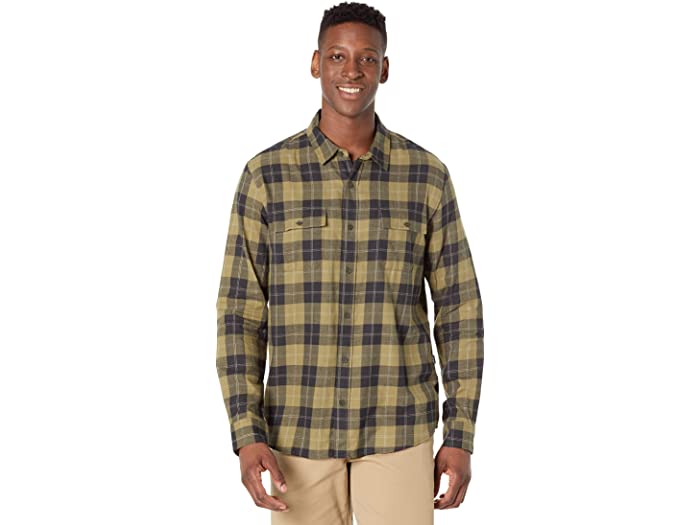 (取寄) オークリー メンズ キャビン ボタンダウン ロング スリーブ Oakley men Cabin Button-Down Long Sleeve New Dark Brush Check