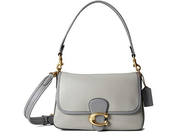 (取寄) コーチ レディース カラーブロック レザー ソフト タビー ショルダー バッグ COACH women Color-Block Leather Soft Tabby Shoulder Bag Dove Grey/Multi