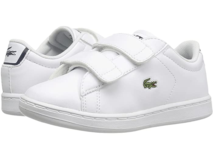 (取寄) ラコステ キッズ キッズ カーナビー エヴォ H＆L (トドラー/リトル キッズ) Lacoste Kids kids Carnaby Evo H&L (Toddler/Little Kid) White/Navy