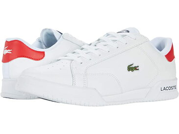 (取寄) ラコステ メンズ ツイン サーブ 0721 100パーセント Lacoste men Twin Serve 0721 1 White/Navy/Red