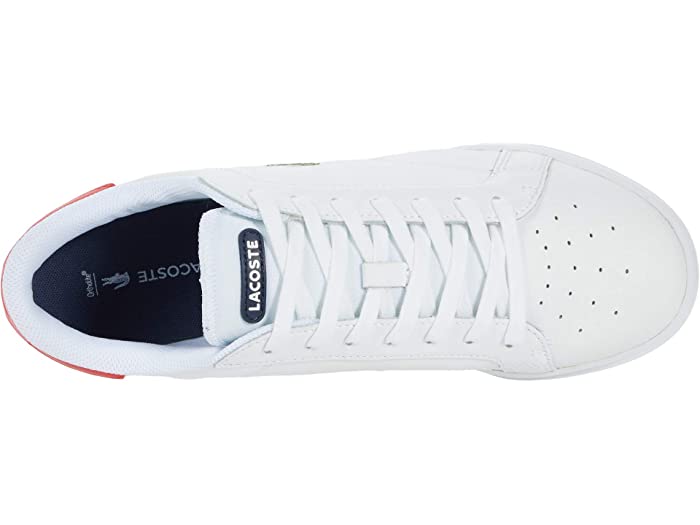 (取寄) ラコステ メンズ ツイン サーブ 0721 100パーセント Lacoste men Twin Serve 0721 1 White/Navy/Red