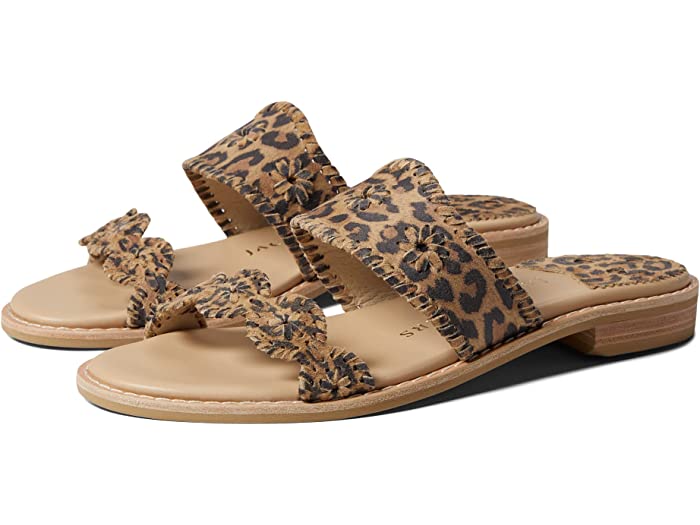 (取寄) ジャック ロジャース レディース キャロライン フラッツ サンダル スエード Jack Rogers women Caroline Flat Sandal Suede Leopard/Leopard