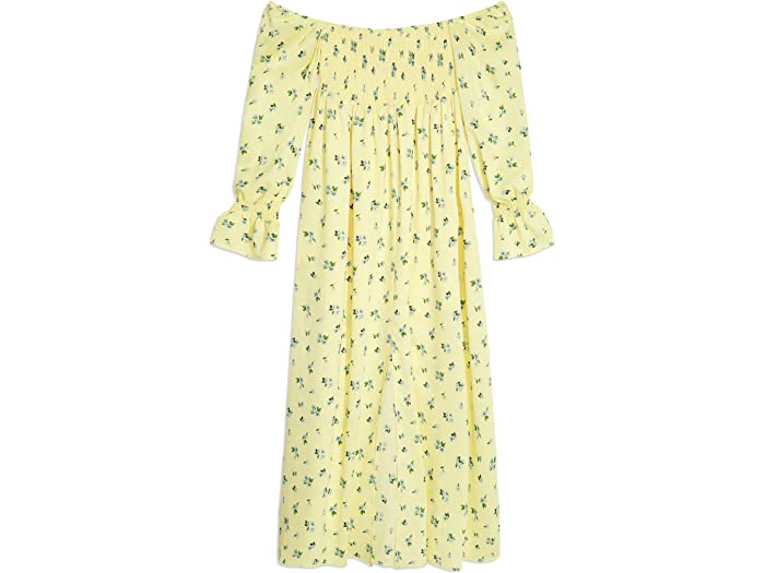 (取寄) ウィ ウォア ワット レディース オン/オフ ショルダー スモック ドレス We Wore What women On/Off Shoulder Smocked Dress Yellow Multi