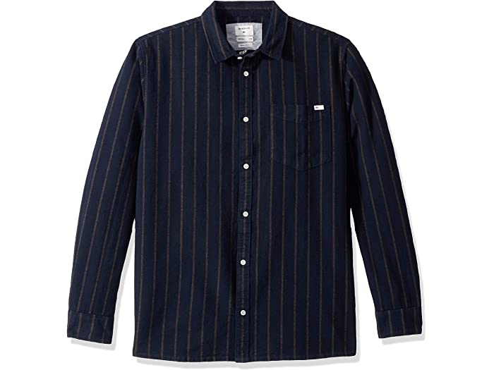 (取寄) クイックシルバー メンズ メンズ グレースフル ウェーブ ウーブン トップ Quiksilver men Mens Graceful Wave Woven Top Sky Captain Pin Stripe