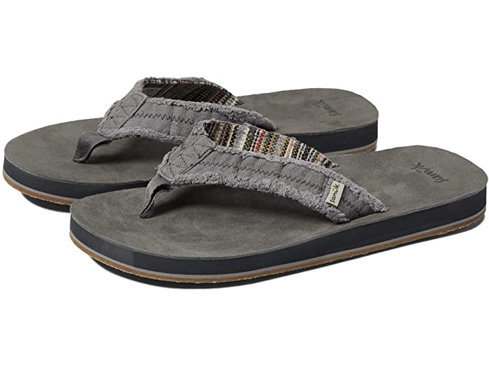 (取寄) サヌーク メンズ フレイド ノット ソフト トップ Sanuk men Fraid Not Soft Top Charcoal