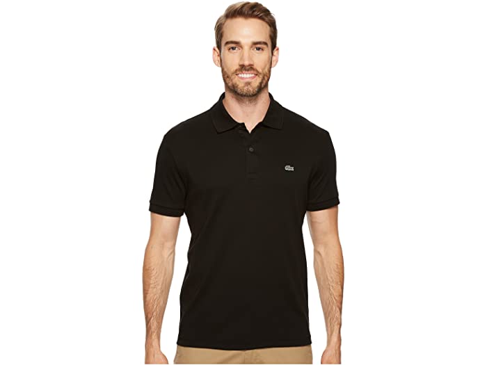 (取寄) ラコステ メンズ ショート スリーブ ジャージ インターロック レギュラー Lacoste men Short Sleeve Jersey Interlock Regular Black