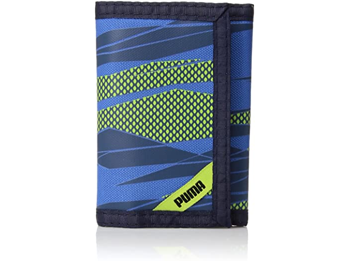 (取寄) プーマ キッズ キッズ ライズ トリフォールド ウォレット PUMA kids Kids Rise Trifold Wallet Navy/Green