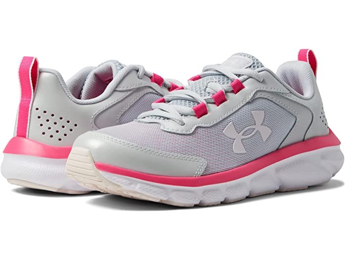 (取寄) アンダーアーマー キッズ ガールズ アサート 9 パール (ビッグ キッズ) Under Armour Kids girls Assert 9 Pearl (Big Kid) Halo Gray/White/Pink Note