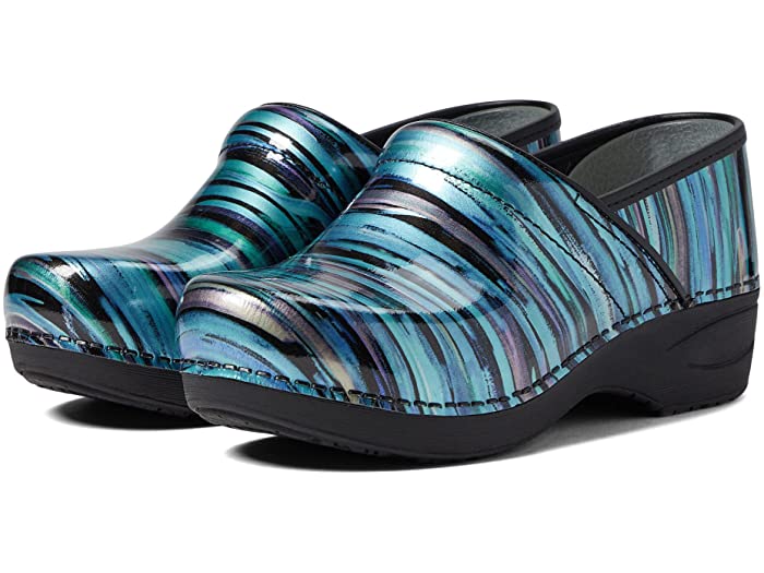 (取寄) ダンスコ レディース XP 2.0 Dansko women XP 2.0 Teal Stripe Patent