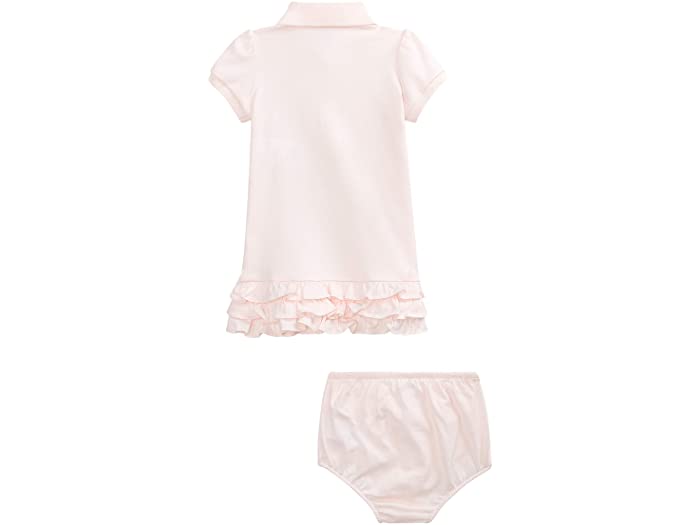 (取寄) ラルフローレン キッズ ガールズ ラッフルド ポロ ドレス アンド ブルーマー (インファント) Polo Ralph Lauren Kids girls Ruffled Polo Dress & Bloomer (Infant) Delicate Pink