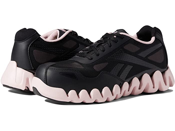 (取寄) リーボック ワーク レディース ジグ パルス ワーク エー コンプ トゥ Reebok Work women Zig Pulse Work EH Comp Toe Black/Pink