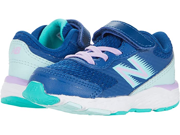 (取寄) ニューバランス キッズ ガールズ 680v6 (インファント/トドラー) New Balance Kids girls 680v6 (Infant/Toddler) Captain Blue/Dark Violet Glo