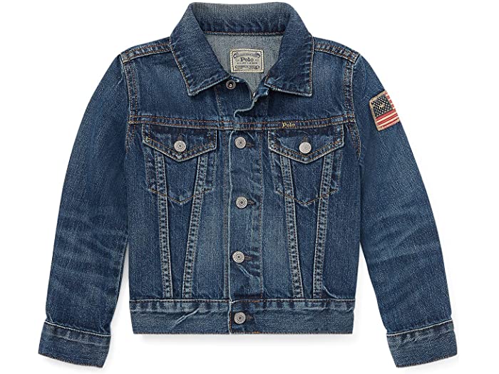 (取寄) ラルフローレン キッズ ボーイズ コットン デニム トラッカー ジャケット (トドラー) Polo Ralph Lauren Kids boys Cotton Denim Trucker Jacket (Toddler) Gordon Wash