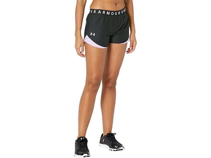 (取寄) アンダーアーマー レディース プレイ アップ ショーツ 3.0 Under Armour women Play Up Shorts 3.0 Black/Octane/Octane