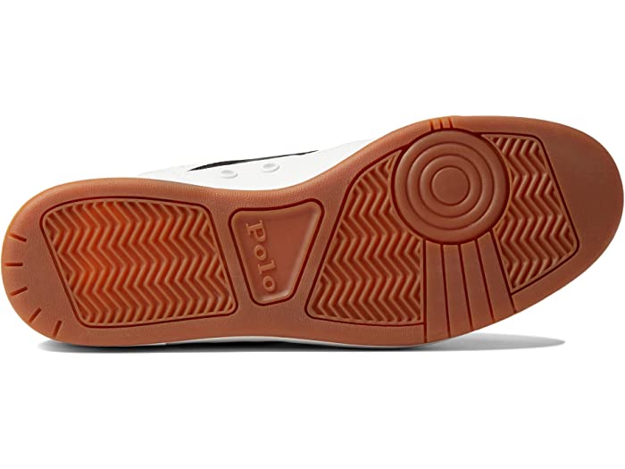 (取寄) ラルフローレン メンズ コート ミッド スニーカー Polo Ralph Lauren men Court Mid Pro Sneaker White/Grey Leather