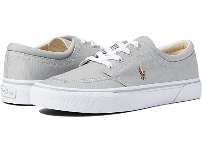 (取寄) ラルフローレン メンズ ファクソン ロートップ キャンバス スニーカー Polo Ralph Lauren men Faxon X Low-Top Canvas Sneaker Soft Grey/Multi