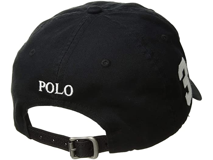 (取寄) ラルフローレン メンズ ビッグ ポニー チノ キャップ Polo Ralph Lauren men Big Pony Chino Cap RL Black