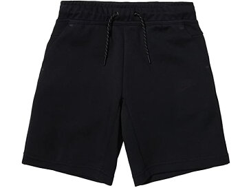 (取寄) ナイキ キッズ ボーイズ NSW テック フリース ショーツ (リトル キッズ/ビッグ キッズ) Nike Kids boys NSW Tech Fleece Shorts (Little Kids/Big Kids) Black/Black