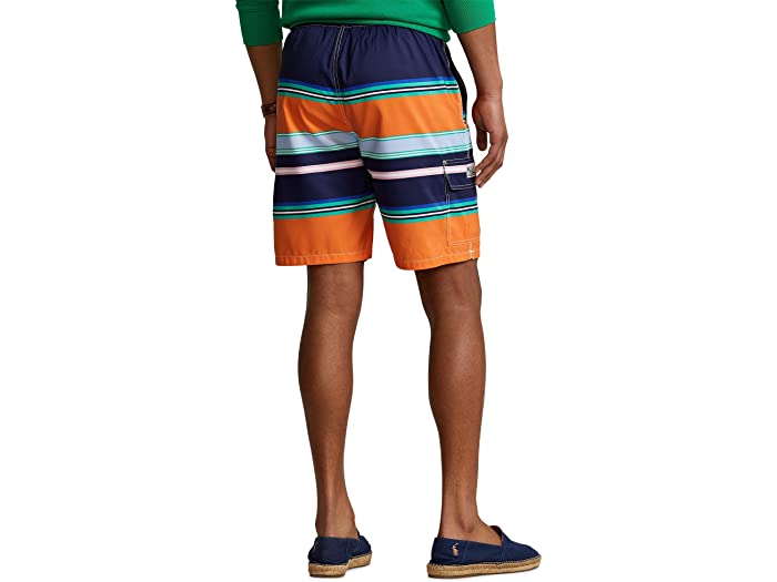 (取寄) ラルフローレン メンズ 8.5インチ カイルア クラシック フィット スイム トランク Polo Ralph Lauren men 8.5-Inch Kailua Classic Fit Swim Trunk Old Village Stripe