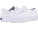 (取寄) ケッズ レディース トリプル キック キャンバス Keds women Triple Kick Canvas White