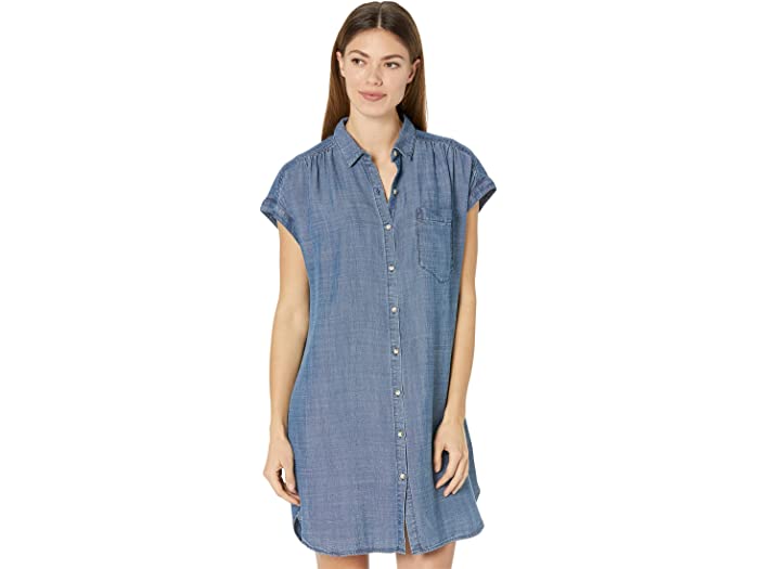 (取寄)ボタンダウンシャンブレーシャツドレスLillaPButton-DownChambrayShirtdressChambray