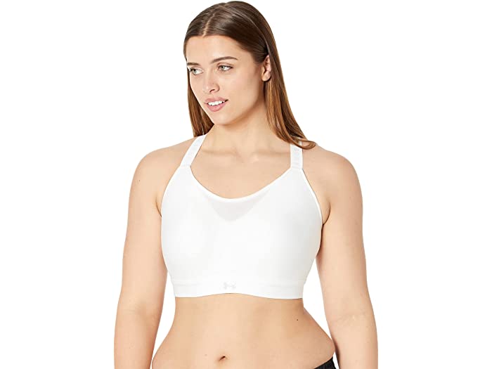 (取寄) アンダーアーマー レディース プラス サイズ インフィニティ ハイ ブラ Under Armour women Plus Size Infinity High Bra White/White/Halo Gray