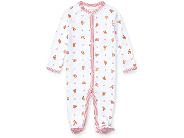 (取寄) ラルフローレン キッズ ガールズ ベアプリント コットン カバーオール (インファント) Polo Ralph Lauren Kids girls Bear-Print Cotton Coverall (Infant) White Multi/Paisley Pink