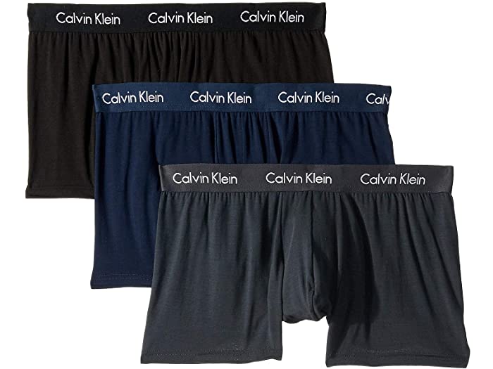 (取寄) カルバンクライン アンダーウェア メンズ ボディ モーダル 3パック トランクス Calvin Klein Underwear men Body Modal 3-Pack Trunks Black/Mink/Blue Shadow