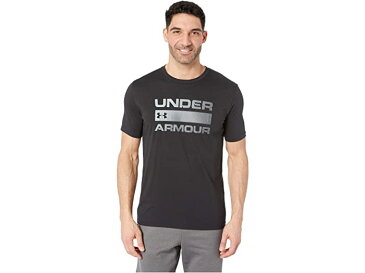 (取寄) アンダーアーマー メンズ Ua チーム イシュー ワードマーク ショート スリーブ Under Armour men UA Team Issue Wordmark Short Sleeve Black/Rhino Gray