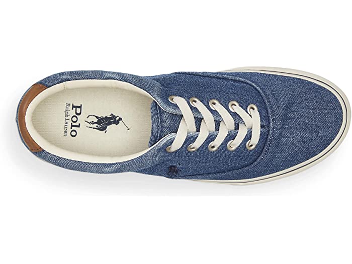 (取寄) ラルフローレン メンズ キートン-ポニー スニーカー Polo Ralph Lauren men Keaton-Pony Sneaker Washed Denim