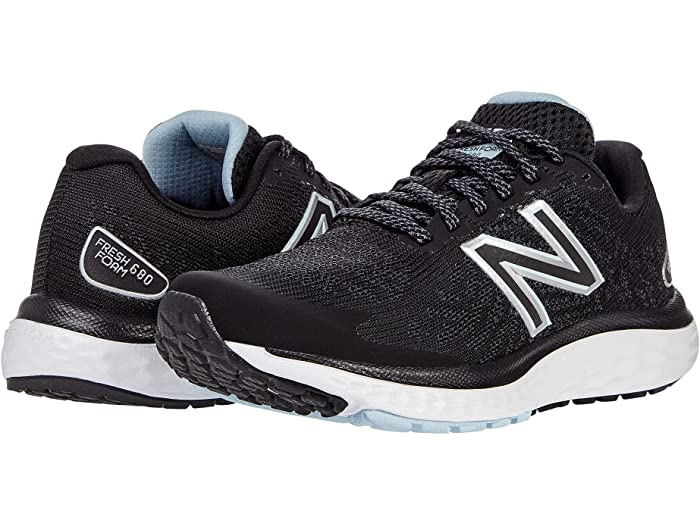 (取寄) ニューバランス レディース フレッシュ フォーム 680v7 New Balance women Fresh Foam 680v7 Black/White