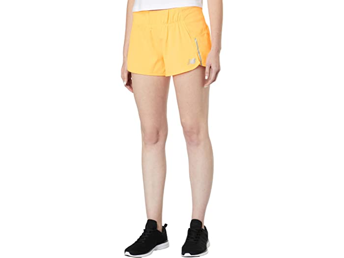 (取寄) ニューバランス レディース インパクト ラン 3 ショーツ New Balance women Impact Run 3 Shorts Vibrant Apricot