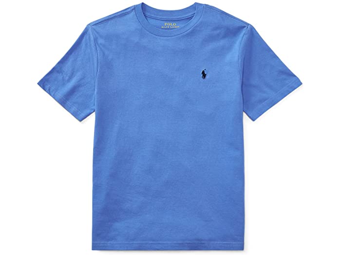 (取寄) ラルフローレン キッズ ボーイズ ショート スリーブ ジャージ Tシャツ (ビッグ キッズ) Polo Ralph Lauren Kids boys Short Sleeve Jersey T-Shirt (Big Kids) Scottsdale Blue