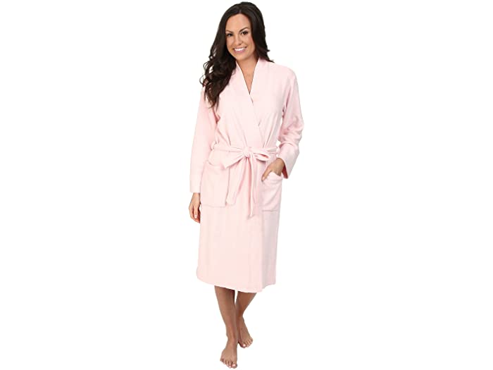 (取寄) N バイ ナトリ レディース n ナトリ ブラッシュ テリー ニルヴァーナ ローブ N by Natori women N Natori Brushed Terry Nirvana Robe Solid Blush Pink