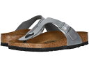 (取寄) ビルケンシュトック レディース ギゼ ビルコ-フロー Birkenstock women Gizeh Birko-Flor Metallic Silver Birko Flor