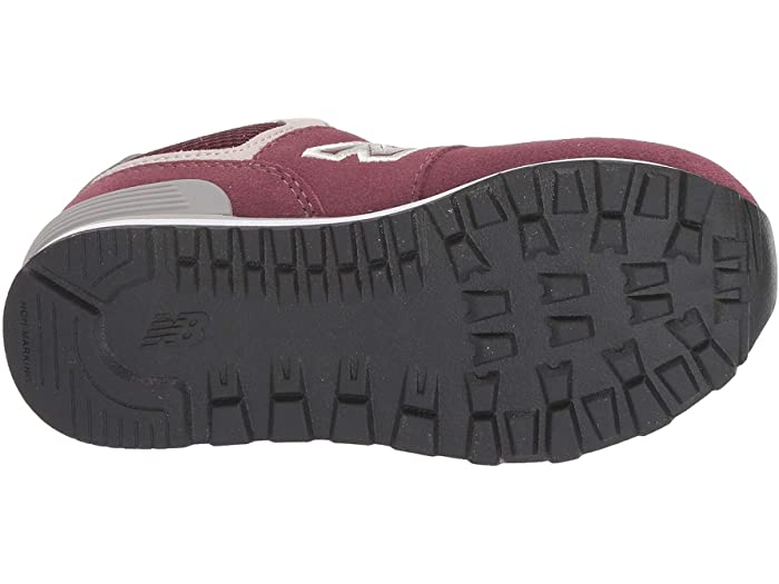 (取寄) ニューバランス キッズ ボーイズ K574v1I (インファント/トドラー) New Balance Kids boys K574v1I (Infant/Toddler) Burgundy/Grey