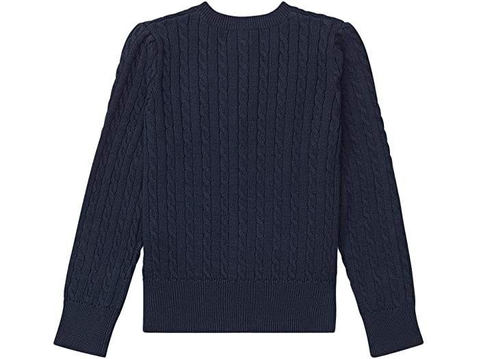 (取寄) ラルフローレン キッズ ガールズ ケーブル ニット コットン カーディガン (トドラー) Polo Ralph Lauren Kids girls Cable Knit Cotton Cardigan (Toddler) Hunter Navy