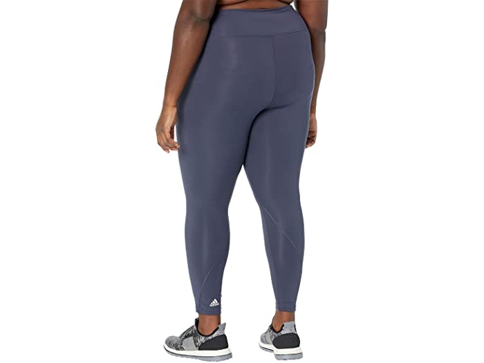 (取寄) アディダス レディース プラス サイズ 7/8 タイツ adidas women Plus Size Versatility 7/8 Tights Shadow Navy