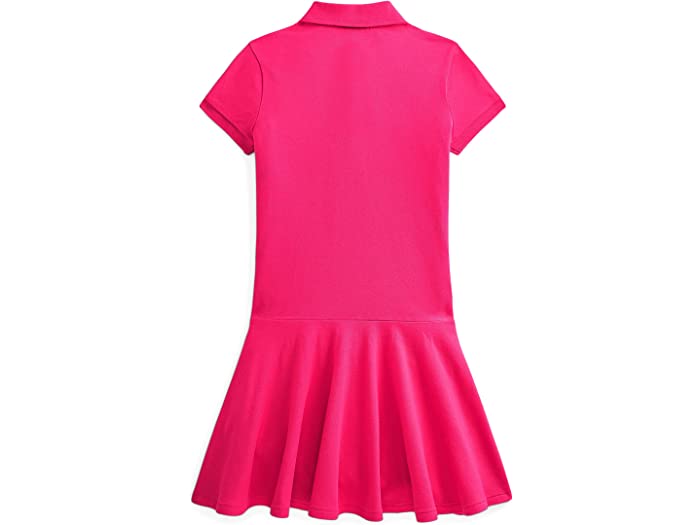 (取寄) ラルフローレン キッズ ガールズ ショート スリーブ ポロ ドレス (ビッグ キッズ) Polo Ralph Lauren Kids girls Short Sleeve Polo Dress (Big Kids) Sport Pink