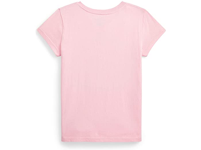 (取寄) ラルフローレン キッズ ガールズ コットン ジャージ グラフィック ティー (ビッグ キッズ) Polo Ralph Lauren Kids girls Cotton Jersey Graphic Tee (Big Kids) Garden Pink