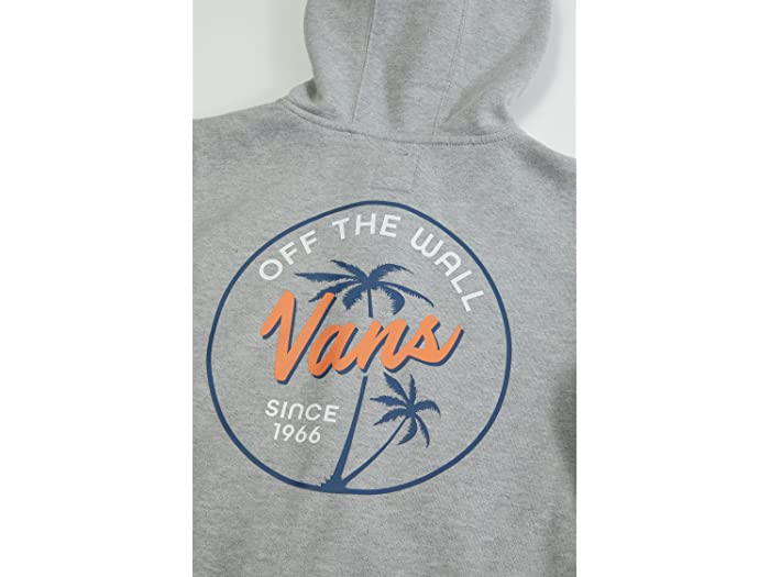 (取寄) バンズ キッズ ボーイズ パーム スクリプト フル ジップ (トドラー/リトル キッズ/ビッグ キッズ) Vans Kids boys Palm Script Full Zip (Toddler/Little Kids/Big Kids) Cement Heather