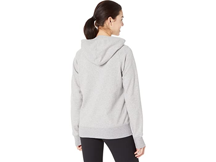 (取寄) ニューバランス レディース エッセンシャル フル ジップ フーディ New Balance women Essentials Full Zip Hoodie Athletic Grey