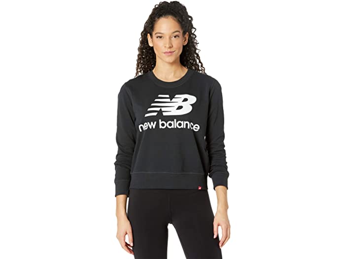 (取寄) ニューバランス レディース エッセンシャル クルー New Balance women Essentials Crew Black