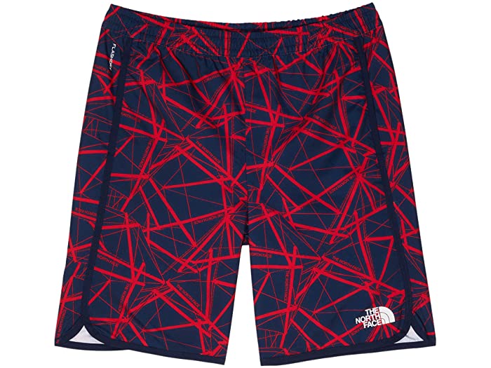 (取寄) ノースフェイス キッズ ボーイズ プリンテッド アンフィビアス クラス V ウォーター ショーツ (リトル キッズ/ビッグ キッズ) The North Face Kids boys Printed Amphibious Class V Water Shorts (Little Kids/Big Kids) TNF Red Route Wall Print