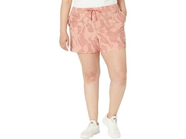 (取寄) ノースフェイス レディース プラス サイズ プリンテッド クラス V ショーツ The North Face women Plus Size Printed Class V Shorts Rose Dawn Retro Dye Print